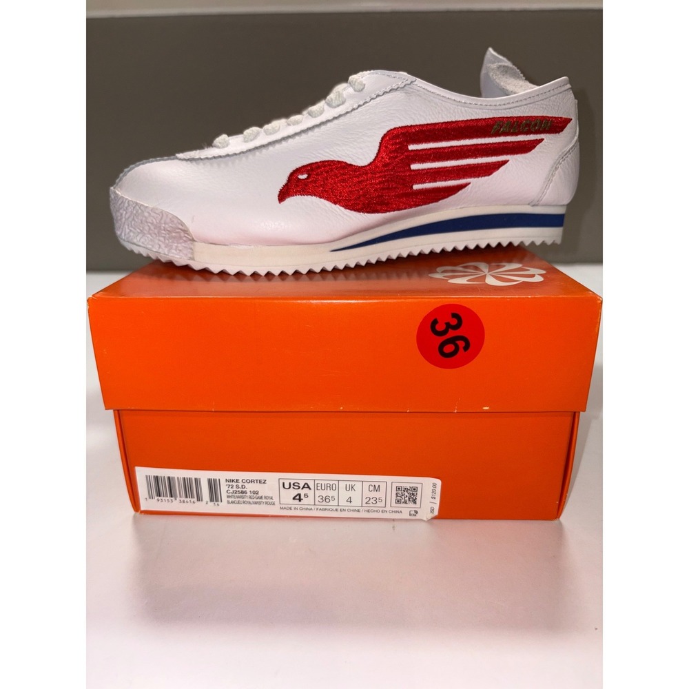 Nike Cortez 72 S.D. Falcon White Varsity Red Blue CJ2586-102 Mens 4.5 Womens 6‎